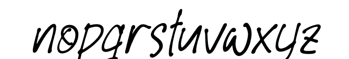 Earlybird Playful Italic Font LOWERCASE