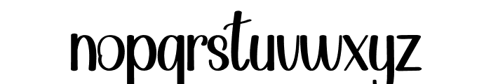 Earnest Font LOWERCASE