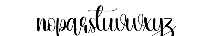 Earring Font LOWERCASE