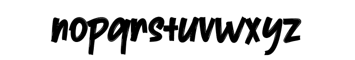 Earth Wall Font LOWERCASE