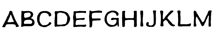 EarthTone-Regular Font UPPERCASE