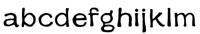 EarthTone-Regular Font LOWERCASE