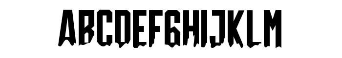 Earthend-Regular Font LOWERCASE