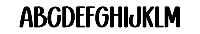 Earthquake Font UPPERCASE