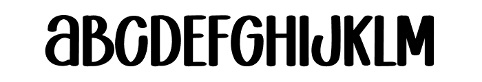 Earthquake Font LOWERCASE