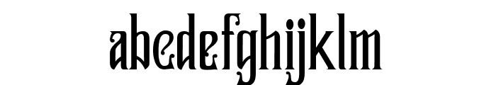 East Bouvent Font LOWERCASE