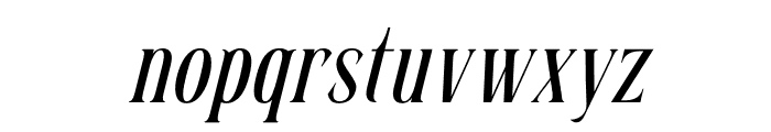 East Gravton Italic Font LOWERCASE