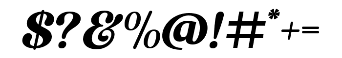 East Kind Light Italic Font OTHER CHARS