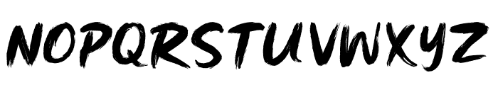 EastTiger-Regular Font UPPERCASE
