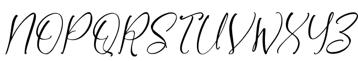 Eastelyn Wicland Italic Font UPPERCASE
