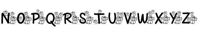 Easter Bunny - 1 Font LOWERCASE