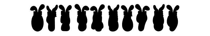 Easter Bunny Ear Font OTHER CHARS