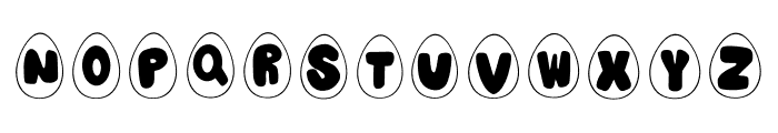 Easter Dingbats Font UPPERCASE