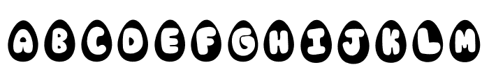 Easter Dingbats Font LOWERCASE