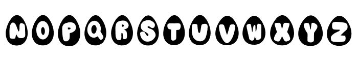 Easter Dingbats Font LOWERCASE