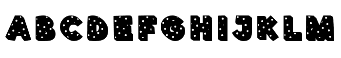 Easter Dots Font 1 Regular Font UPPERCASE