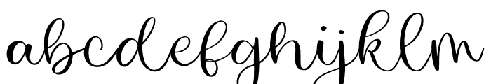 Easter Hopes Script Font LOWERCASE