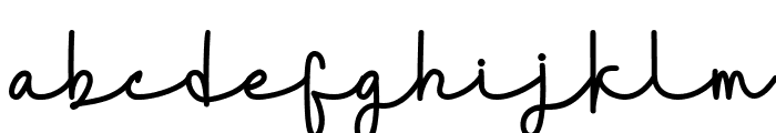 Easter Monday Script Font LOWERCASE