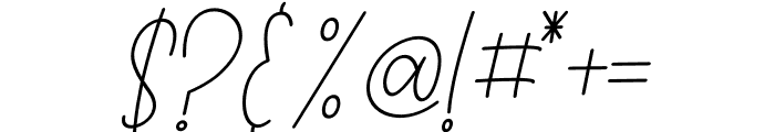 Easter Signature Font OTHER CHARS