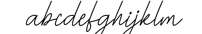 Easter Signature Font LOWERCASE