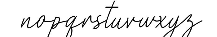 Easter Signature Font LOWERCASE