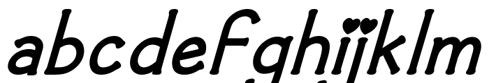 Easter Sweet Italic Font LOWERCASE