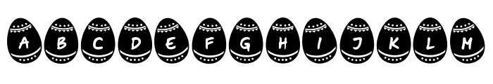 Easter Time Dark Regular Font UPPERCASE