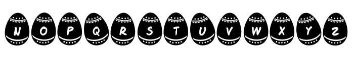 Easter Time Dark Regular Font UPPERCASE