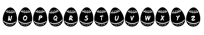 Easter Time Dark Regular Font LOWERCASE