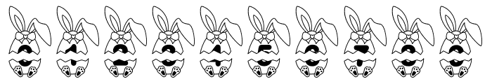 EasterRabbitEgg-Regular Font OTHER CHARS