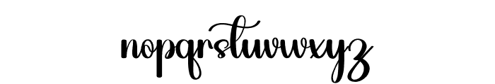 Easterbaby Font LOWERCASE