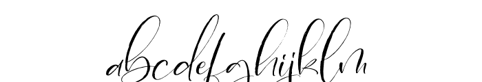Easterlie Italic Font LOWERCASE