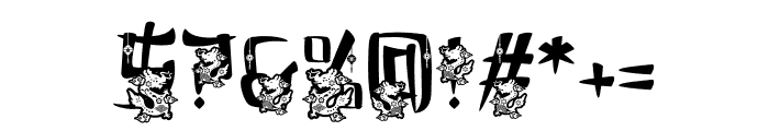 Eastern Echoes Dragon Font OTHER CHARS