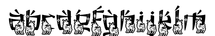 Eastern Echoes Goat Font LOWERCASE