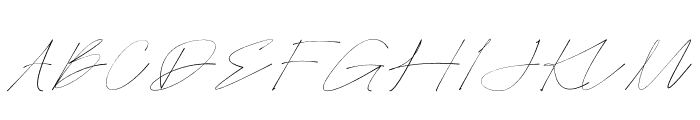 Easternation Signature Font UPPERCASE