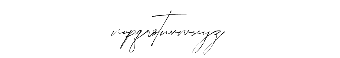 Easternation Signature Font LOWERCASE