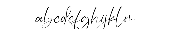 Eastherhood Italic Font LOWERCASE