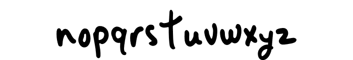 EasyNotes Font LOWERCASE
