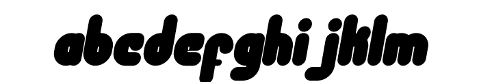 Eatboy Italic Font LOWERCASE