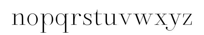 Eaudore Regular Font LOWERCASE