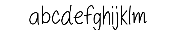 Eazy font Font LOWERCASE