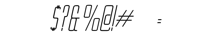 Ebdus-BoldItalic Font OTHER CHARS