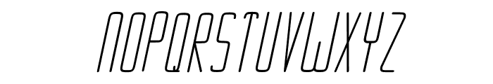 Ebdus-BoldItalic Font UPPERCASE