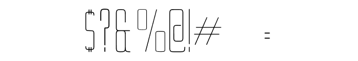 Ebdus-Light Font OTHER CHARS