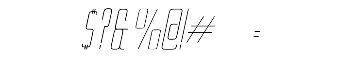 Ebdus-LightItalic Font OTHER CHARS