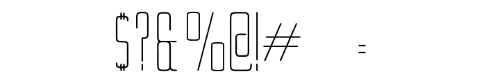 Ebdus-Medium Font OTHER CHARS