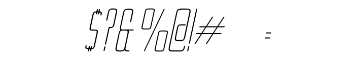 Ebdus-MediumItalic Font OTHER CHARS