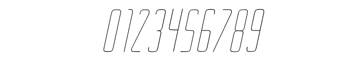 Ebdus-ThinItalic Font OTHER CHARS