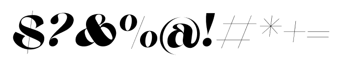 Ebigail Italic Font OTHER CHARS