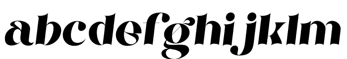 Ebigail Italic Font LOWERCASE